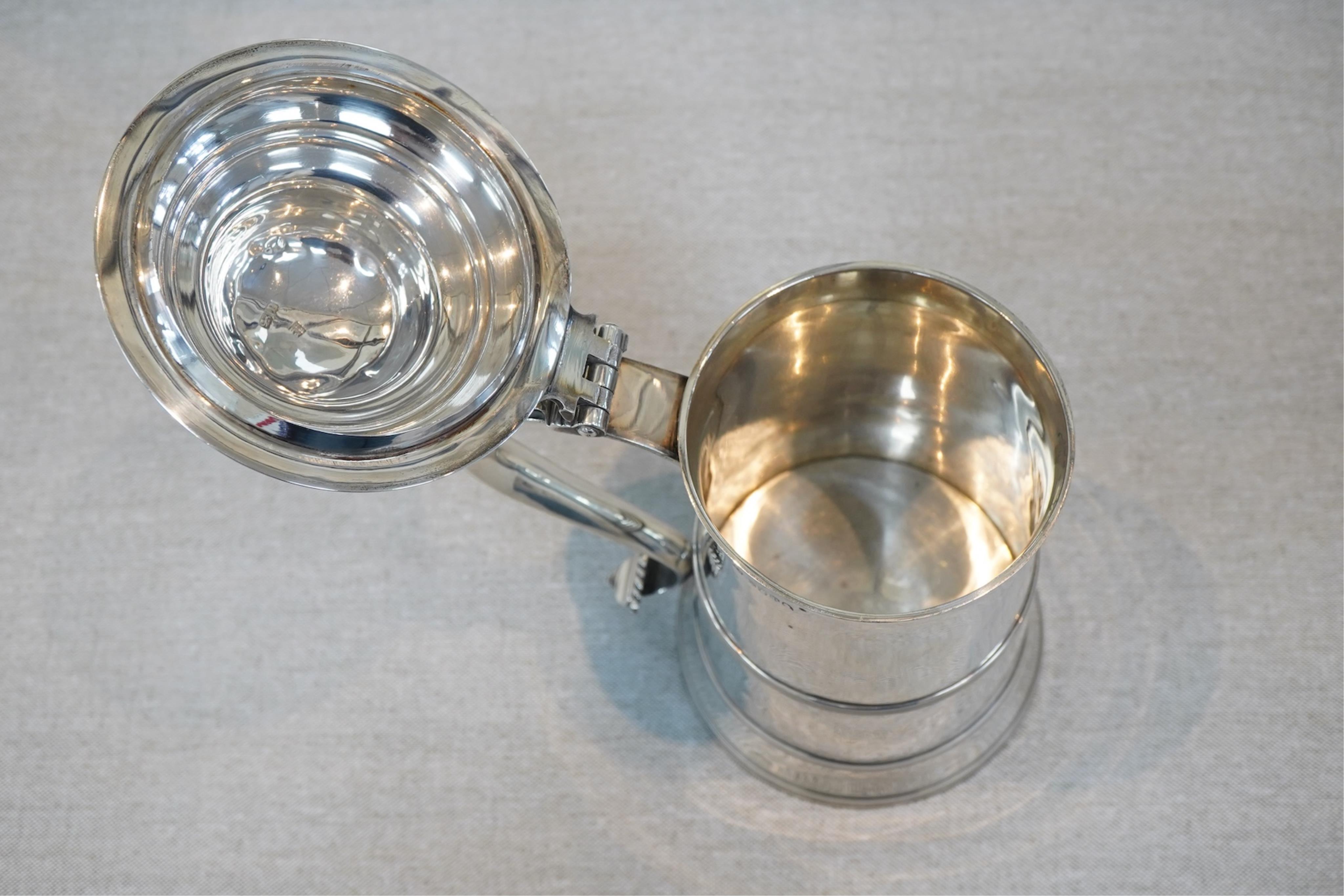 A George III silver tankard by Peter & William Bateman